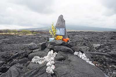 Lava flow from Mount Hualalai, Hawaii